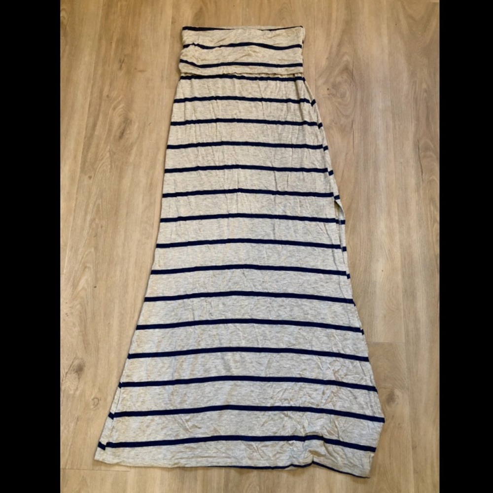 Striped Maxi Skirt